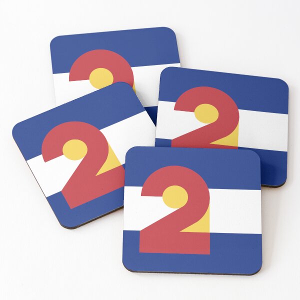 Item preview, Colorado Flag - Number 2 (Two) designed and sold by FlagFontCO.