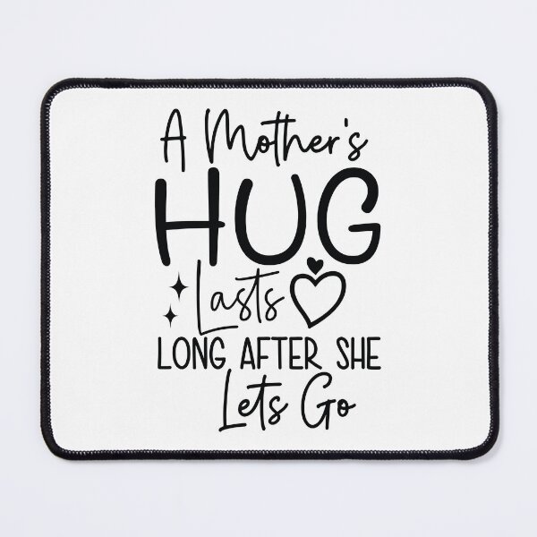 Item preview, Mother Hug Lasts Long After She Lets Go - Mom Quotes Retro Vintage Aesthetic Cute Motherhood Gift designed and sold by FuzionRaptor.