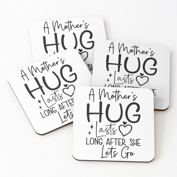 Item preview, Mother Hug Lasts Long After She Lets Go - Mom Quotes Retro Vintage Aesthetic Cute Motherhood Gift designed and sold by FuzionRaptor.