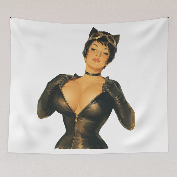Item preview, Cat Burglar Cosplay Pin Up. designed and sold by Cosplayvintage.