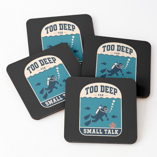 Item preview, Diver – Too Deep for Small Talk designed and sold by Lyfeinsights.