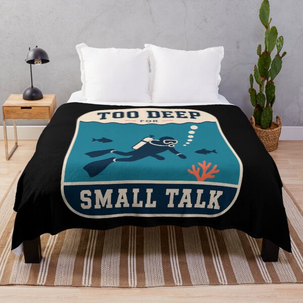 Item preview, Diver – Too Deep for Small Talk designed and sold by Lyfeinsights.