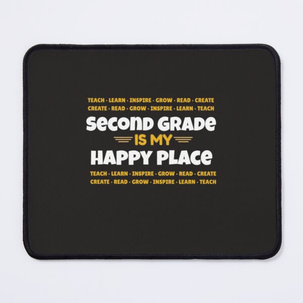 Item preview, Second Grade Is My Happy Place Teacher Shirt | 2nd Grade Teacher Tee | Back to School Gift | Classroom Apparel designed and sold by yochatees.