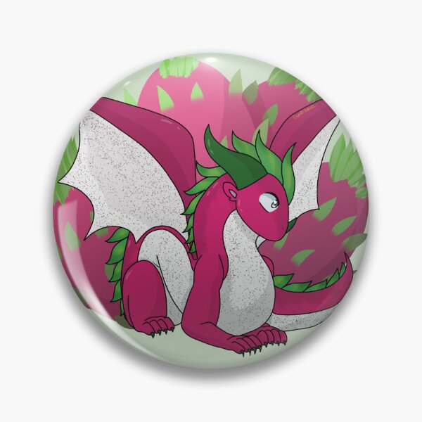 Item preview, Dragonfruit Dragon with Fruits designed and sold by The Indigo Dragon.