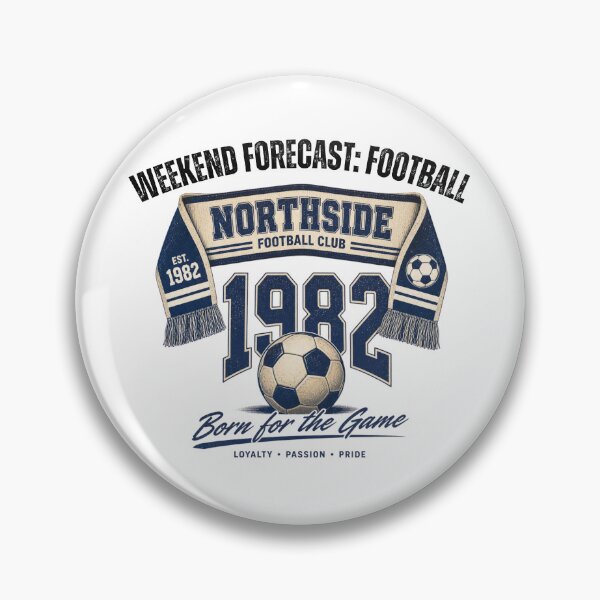 Item preview,  Retro Football Scarf - Est 1982 Born For The Game designed and sold by NeuralAuraArts.