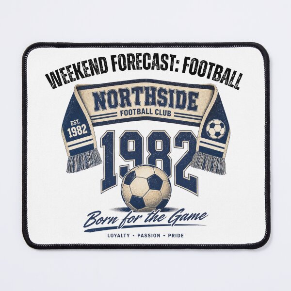 Item preview, Retro Football Scarf - Est 1982 Born For The Game designed and sold by NeuralAuraArts.