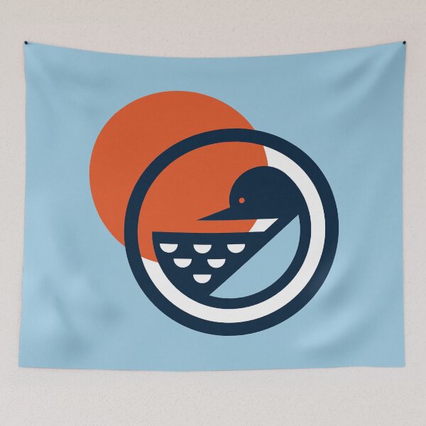 Item preview, Minnesota Made Loon (Orange) designed and sold by Danielle Olmscheid.