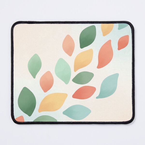 Item preview, Soft Pastel Abstract Falling Leaves designed and sold by Neural Dream.