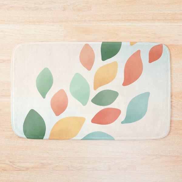 Item preview, Soft Pastel Abstract Falling Leaves designed and sold by Neural Dream.