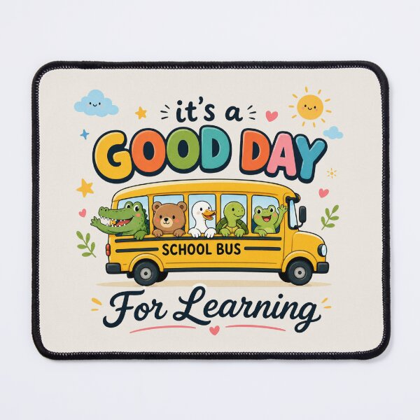 Item preview, Good Day For Learning, Funny School Bus Animal Graphic, Retro Educational Humor, Classroom for Teachers designed and sold by Sprinkle12345.