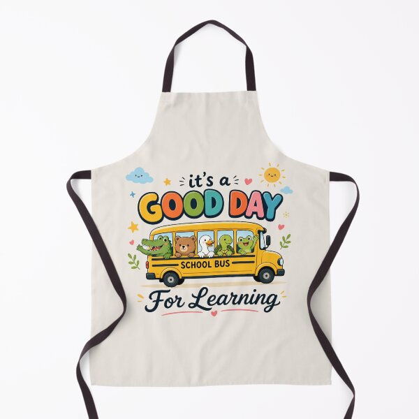 Item preview, Good Day For Learning, Funny School Bus Animal Graphic, Retro Educational Humor, Classroom for Teachers designed and sold by Sprinkle12345.