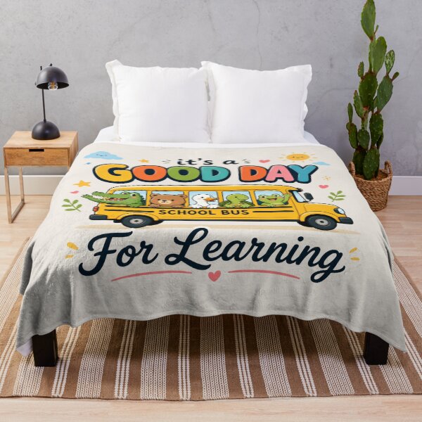 Item preview, Good Day For Learning, Funny School Bus Animal Graphic, Retro Educational Humor, Classroom for Teachers designed and sold by Sprinkle12345.