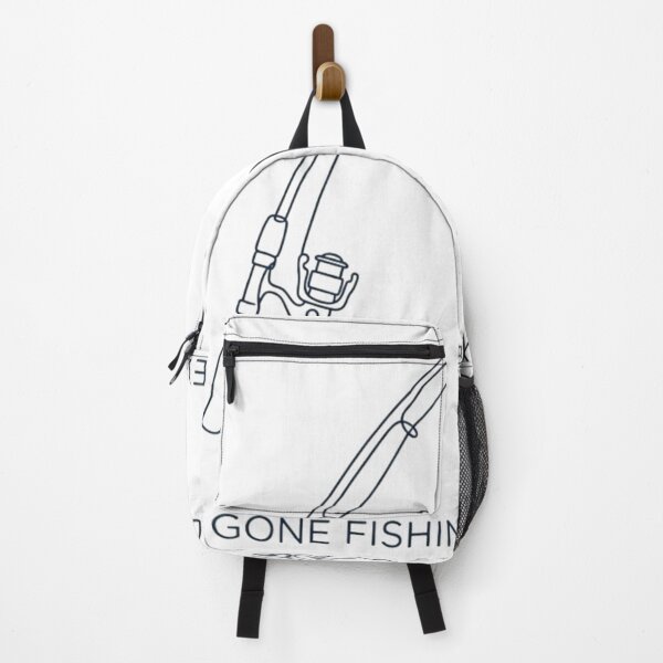 Item preview, Gone Fishin Back Never Retro Quote designed and sold by tushartanvir.