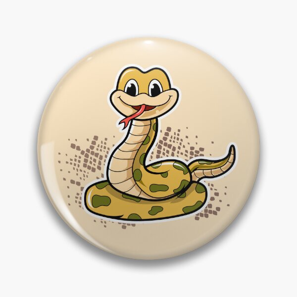 Item preview, Cute Cartoon Snake Yellow Reptile Chibi Art designed and sold by SolutionsArt.