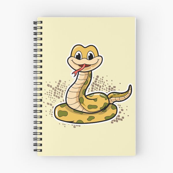 Item preview, Cute Cartoon Snake Yellow Reptile Chibi Art designed and sold by SolutionsArt.