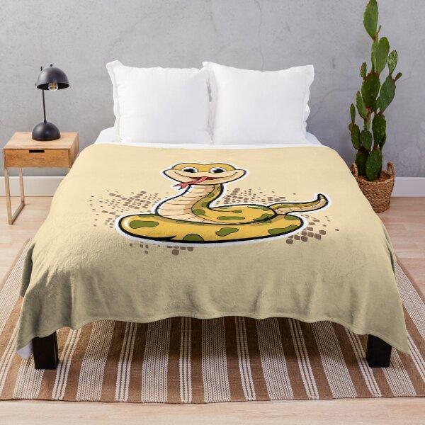 Item preview, Cute Cartoon Snake Yellow Reptile Chibi Art designed and sold by SolutionsArt.