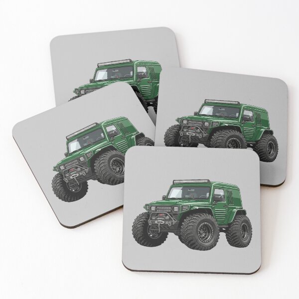 Item preview, Custom Sherp ATV Green Amphibious Offroad Expedition Truck Illustration designed and sold by Motorline44.