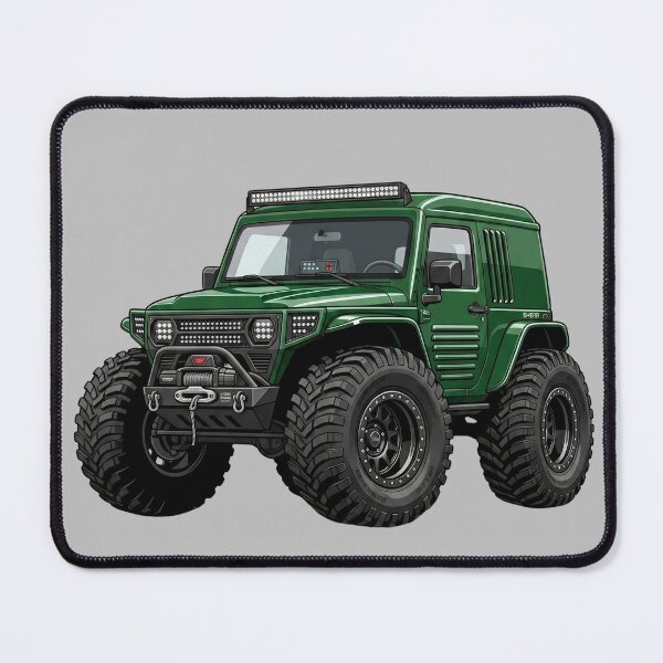 Item preview, Custom Sherp ATV Green Amphibious Offroad Expedition Truck Illustration designed and sold by Motorline44.
