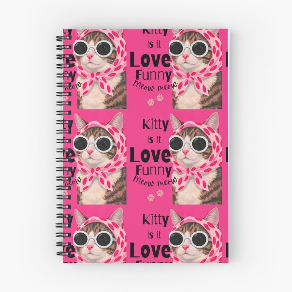 Item preview, Funny Retro Cat with Sunglasses & Pink Headscarf designed and sold by crystalar95.