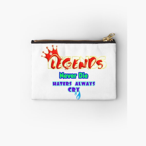 Item preview, Legends Never Die, Haters Always Cry, Motivational Quote T-Shirt designed and sold by T2T-ees.