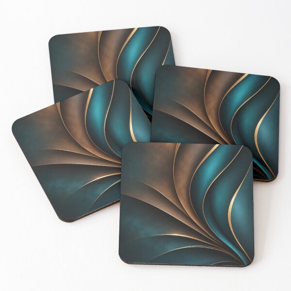 Item preview, Teal Bronze Flow designed and sold by Bellassi.