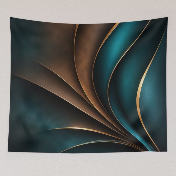 Item preview, Teal Bronze Flow designed and sold by Bellassi.