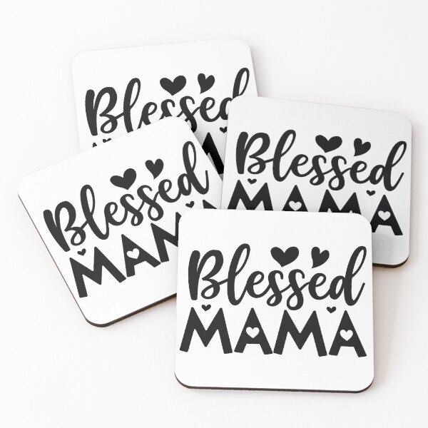 Item preview, Blessed Mama - Mom Quotes Retro Vintage Aesthetic Cute Motherhood Mother Day New Mommy Gift designed and sold by FuzionRaptor.