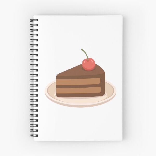 Item preview, Layered Chocolate Cake Slice with Cherry on Top designed and sold by Anne97s.