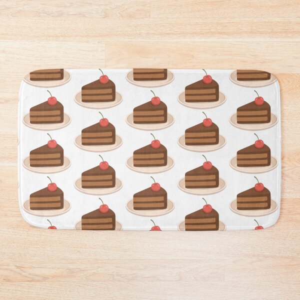 Item preview, Layered Chocolate Cake Slice with Cherry on Top designed and sold by Anne97s.