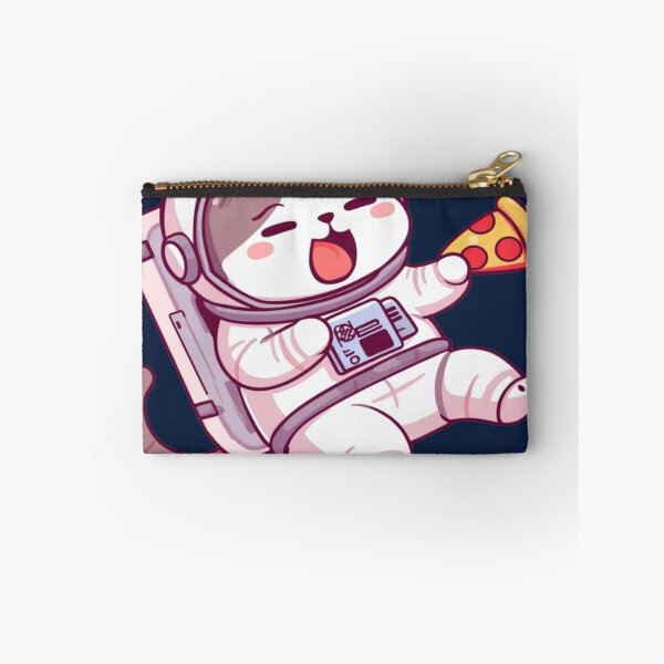 Item preview, Cute Astronaut Cat Eating Pizza designed and sold by ItzLacarth.