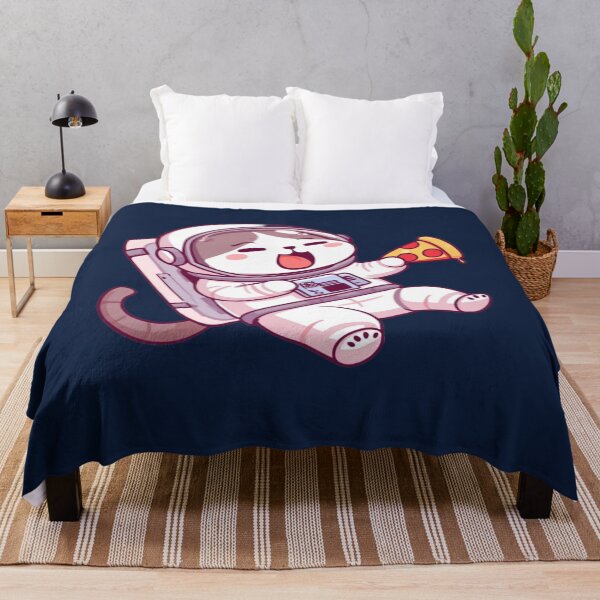 Item preview, Cute Astronaut Cat Eating Pizza designed and sold by ItzLacarth.