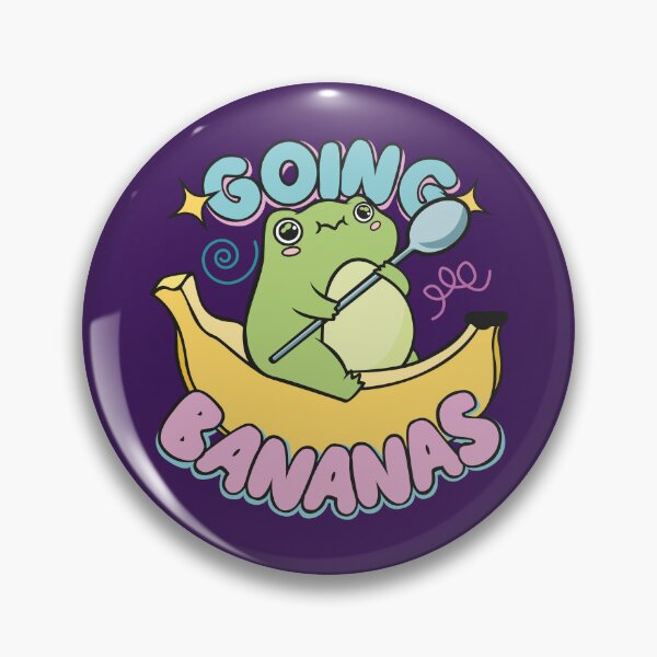 Item preview, Going Bananas Funny Banana Pun Retro Cartoon Design designed and sold by MerlinWear.