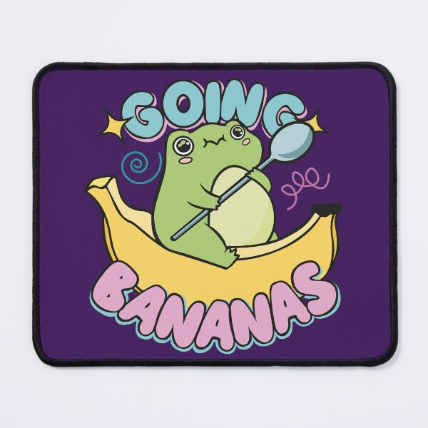 Item preview, Going Bananas Funny Banana Pun Retro Cartoon Design designed and sold by MerlinWear.