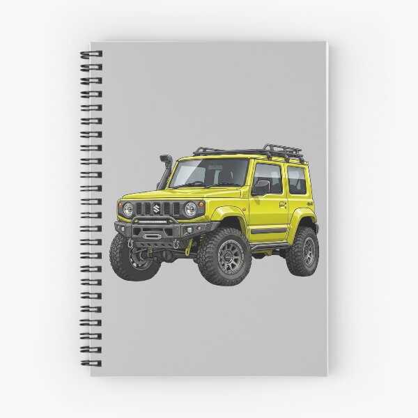 Item preview, Custom Suzuki Jimny JB74 Yellow Overland 4x4 Offroad SUV Illustration designed and sold by Motorline44.