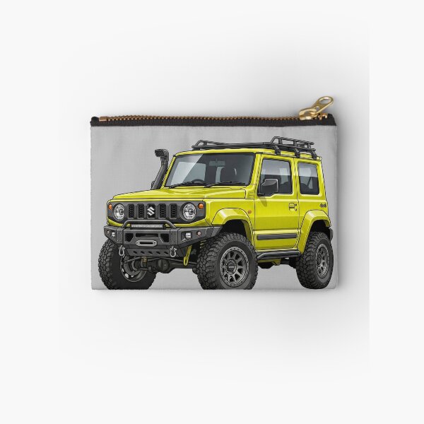 Item preview, Custom Suzuki Jimny JB74 Yellow Overland 4x4 Offroad SUV Illustration designed and sold by Motorline44.