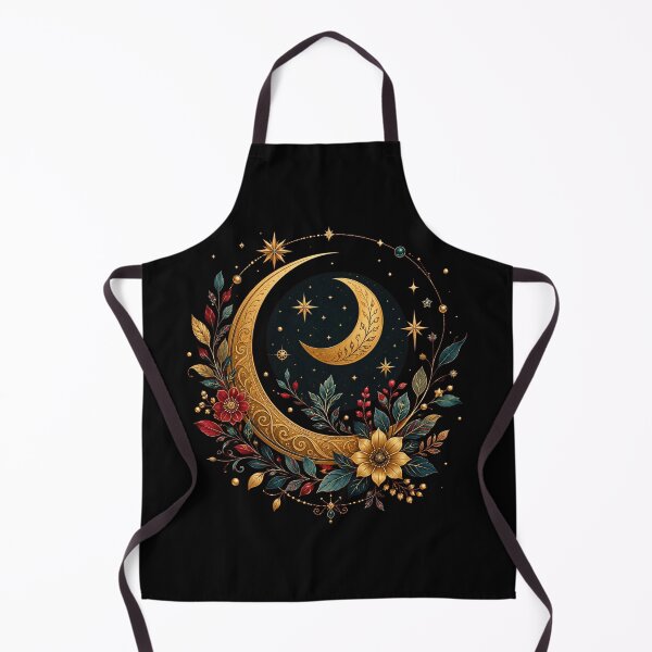 Item preview, Moon Floral, Crescent Moon, Celestial Boho designed and sold by Sprinkle12345.