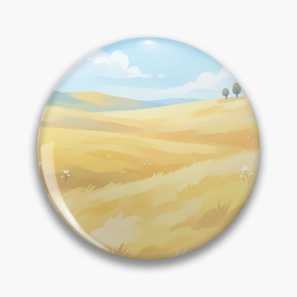 Item preview, Golden Wheat Field Under Blue Sky designed and sold by Neural Dream.