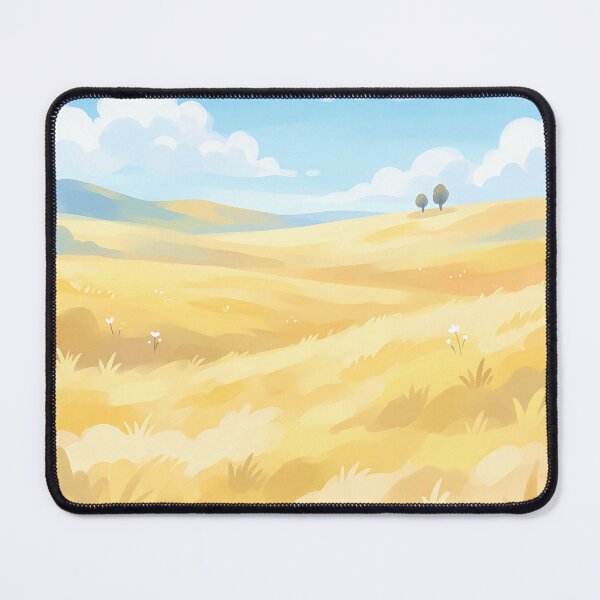 Item preview, Golden Wheat Field Under Blue Sky designed and sold by Neural Dream.