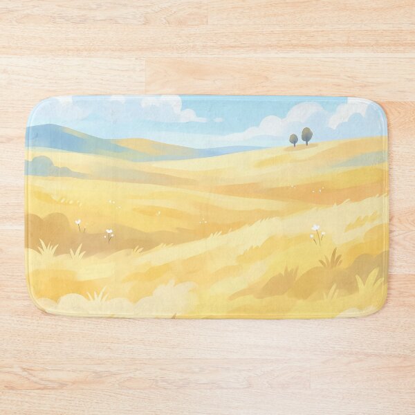 Item preview, Golden Wheat Field Under Blue Sky designed and sold by Neural Dream.