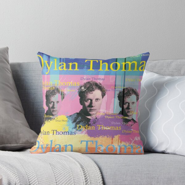 Item preview, Dylan Thomas Portrait Lyric Pop Art Grunge designed and sold by Mauswohn.