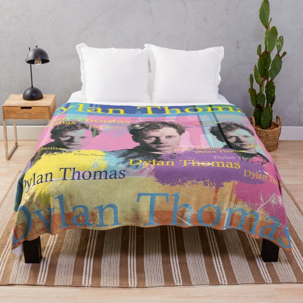 Item preview, Dylan Thomas Portrait Lyric Pop Art Grunge designed and sold by Mauswohn.