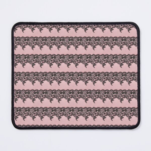 Item preview, Vintage Pink and Black Gothic Lace Pattern designed and sold by LouieVanille.