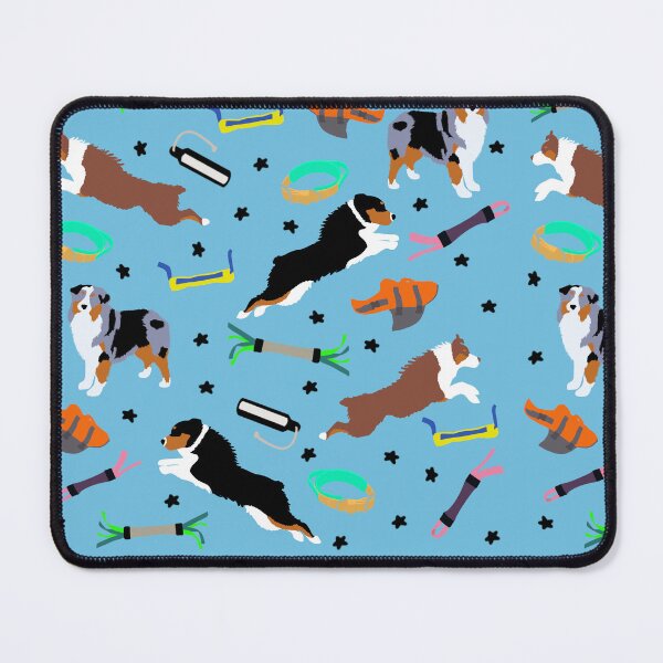 Item preview, Australian shepherd dock diving pattern | sporting dog gift designed and sold by tayburson.