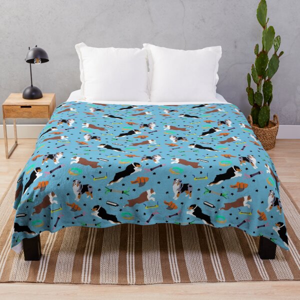 Item preview, Australian shepherd dock diving pattern | sporting dog gift designed and sold by tayburson.