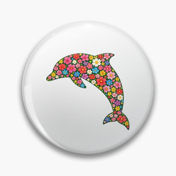 Item preview, Tropical Floral Dolphin designed and sold by OTSC.
