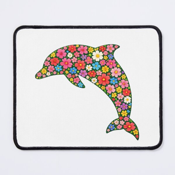 Item preview, Tropical Floral Dolphin designed and sold by OTSC.