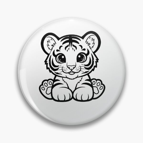 Item preview, Cute Baby Tiger Cub designed and sold by ArtPer-design.
