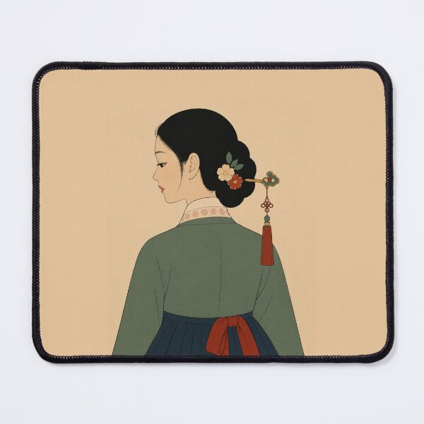 Item preview, Hanbok Serenity | Minimalist Korean Wall Art designed and sold by Siaotie Studio.
