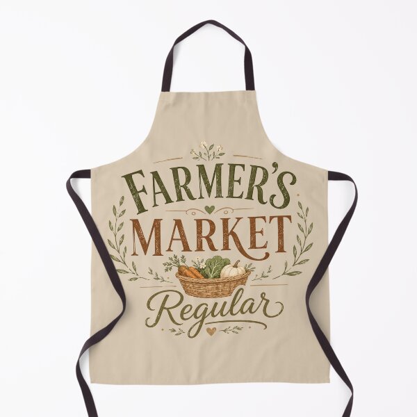 Item preview, Farmer's Market Regular | Cottagecore Farm Fresh Produce Typography Design designed and sold by TheStephanieRome.