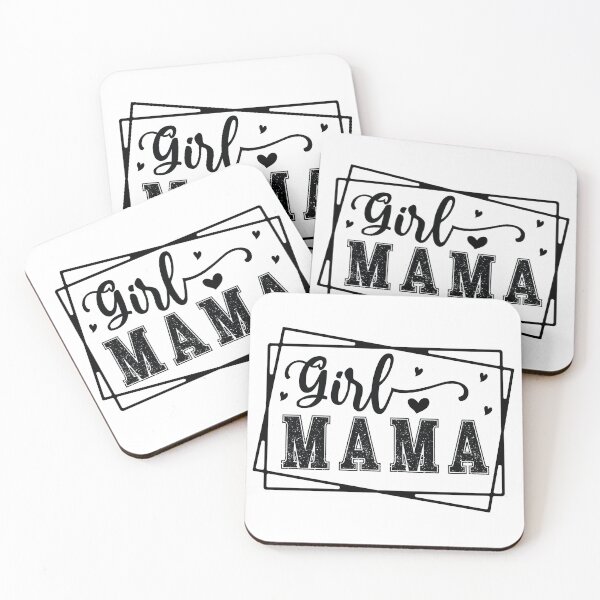 Item preview, Girl Mama - Mom Quotes Retro Vintage Aesthetic Cute Motherhood Mother Day New Mommy Support Gift designed and sold by FuzionRaptor.
